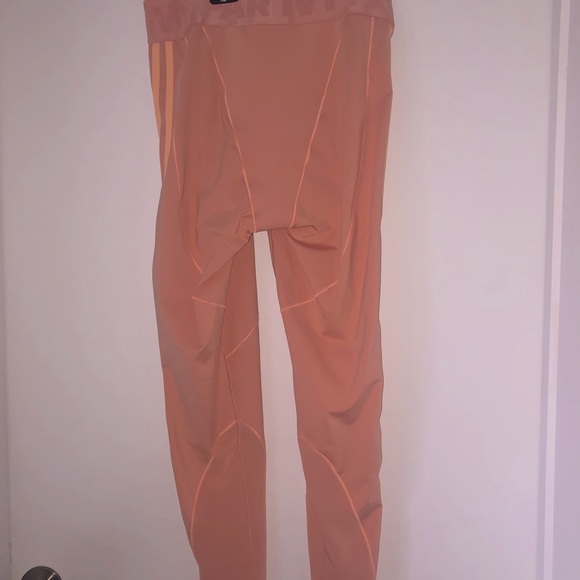 Ivy park x Adidas leggings. Coral. Mesh and fabric. Large. - Picture 3 of 3